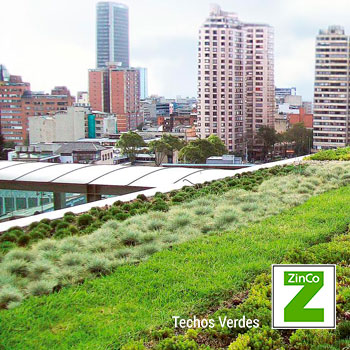 Techo verde desarrollado por empresa Zinco Andina Chile para Dancaru.com